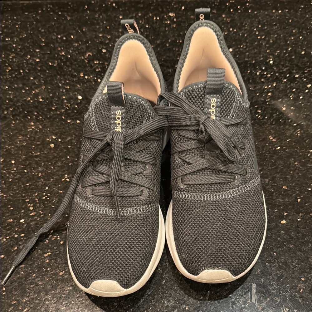 Adidas Woman’s Charcoal Knit Sneakers